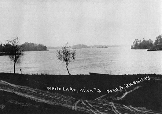Early view of White Lake